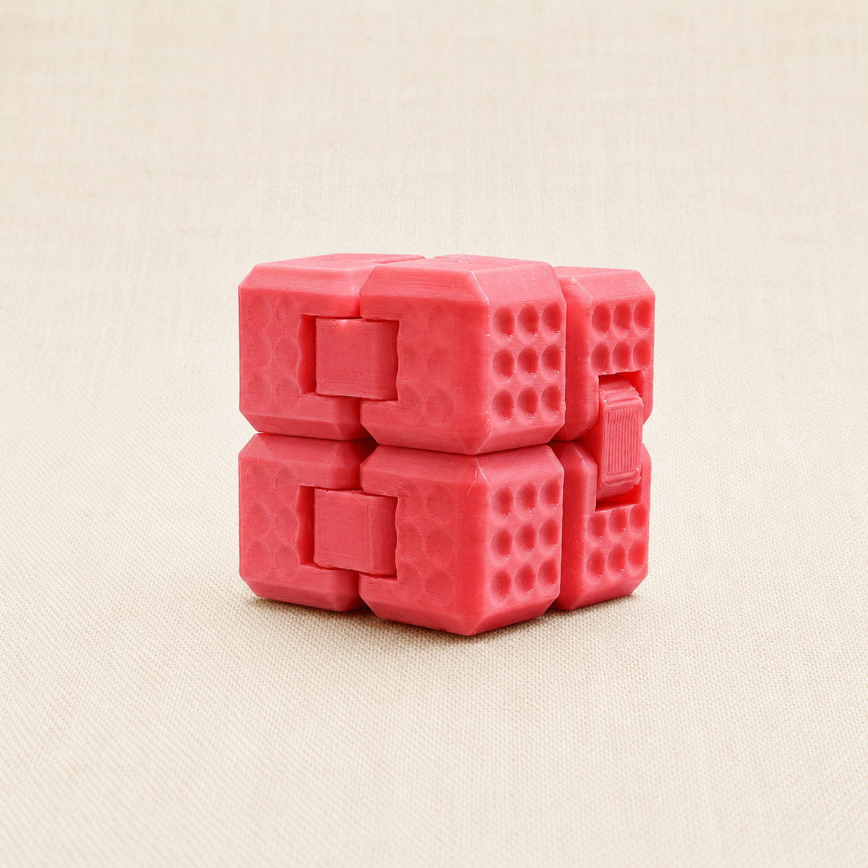 Cube ancrage gaufré